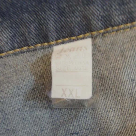 Womens's Blue Denim Jean Jacket Size XXL - Picture 4 of 4
